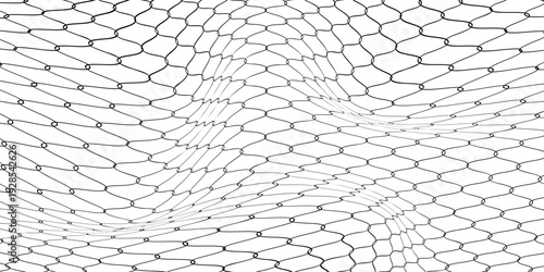 Curved net pattern. Seamless design for sportswear or equipment like soccer goals, volleyball nets, basketball hoops, hockey nets, and athletic gea