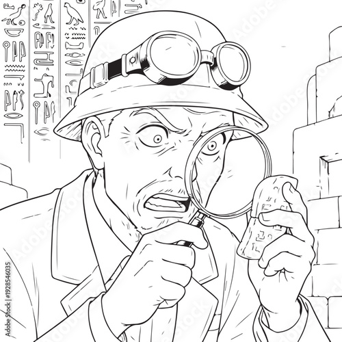 Crazed Hacker With Data Key