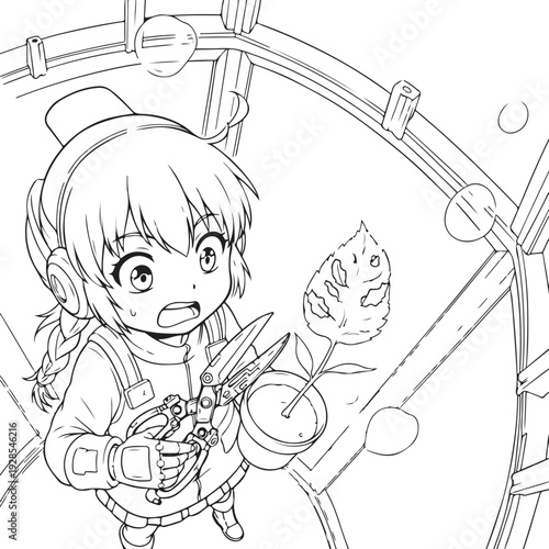 Dynamic Skater With Hoverboard