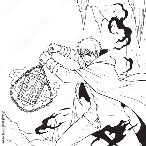 Smug Rune Master With Giant Pen