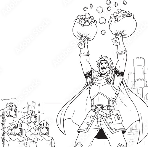 Sorrowful Vampire Lord With Pocket Mirror