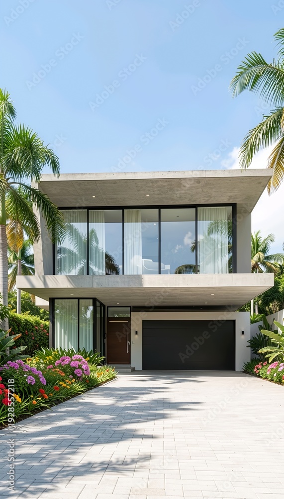 Fototapeta premium luxury home with a swimming pool