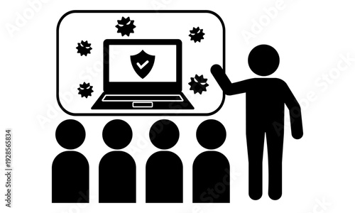 情報セキュリティ教育のピクトグラム