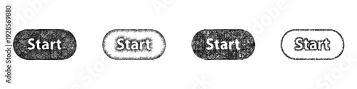 Sketch start icon design set
