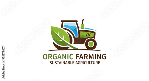 Tractor for Organic Farming Agriculture.