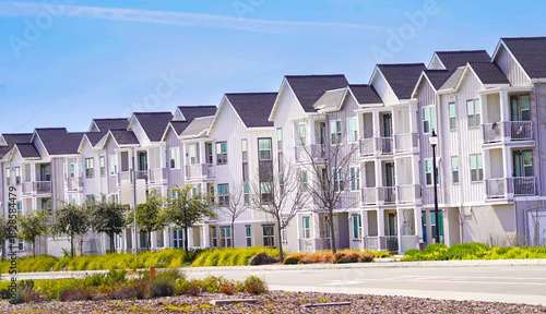 Row of apartments