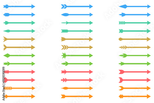 Collection of Colorful Arrow Icon