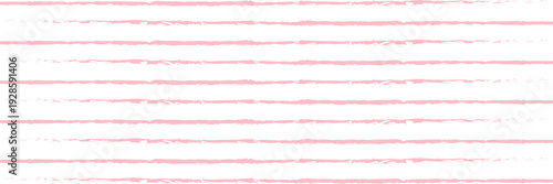 Light pink seamless watercolor stripes background. Abstract strokes repeated pattern. Summer pastel straight horizontal lines for fabric, textile, wrapping paper, banner, poster. Vector wallpaper