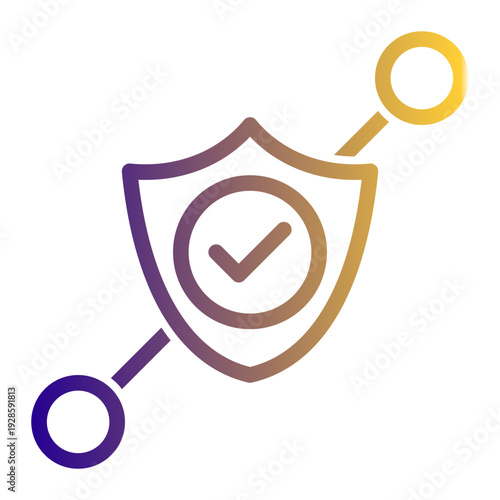 Secure communication method preventing third-parties from accessing data while transferred (Outline Gradient Style)