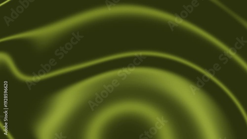 Green Wave Glow Abstract Animation

