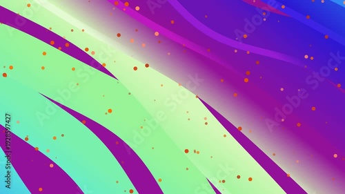 Colorful Curve Particle Motion Background
