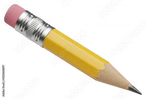 Classic yellow graphite pencil png pink eraser png sharp point png drawing png writing png transparent background image