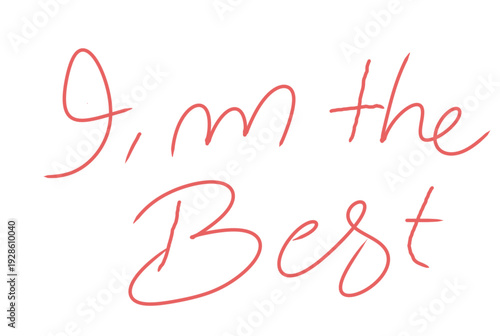 Handwritten motivational quote