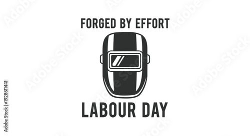 Labour Day welding helmet icon