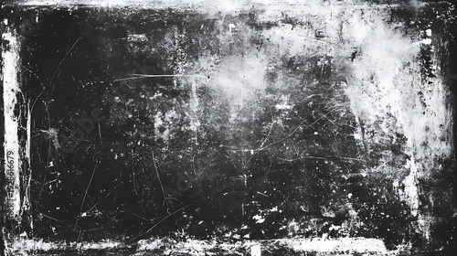 Grungy Black and White Textured Surface with Scratches
