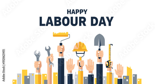 Labour Day worker icons