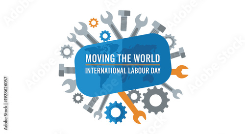 International Labour Day icon set