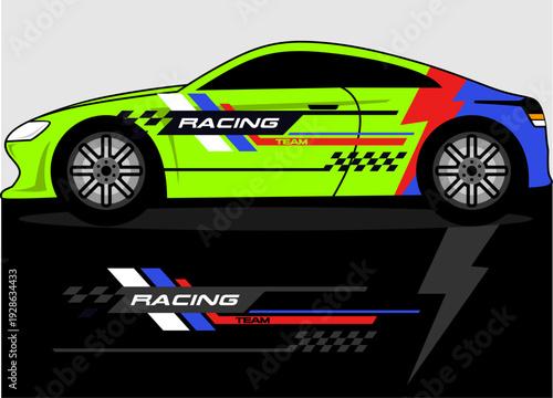 Racing Car Graphic