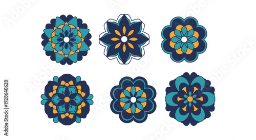 Abstract Mandala Orn clean modern vector