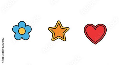 Applique Line art creative color design