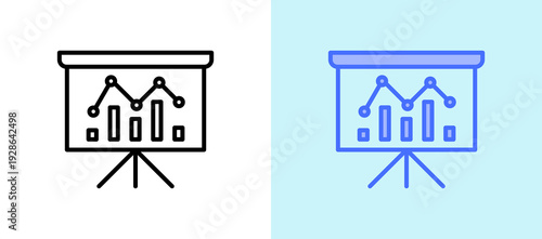 Analytic Board whitegreen icon