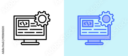 Software Developer whitegreen icon