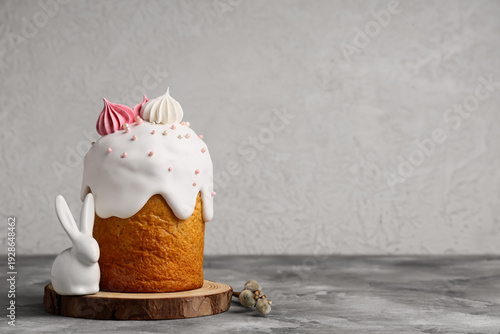 Sweet Easter cake with meri...