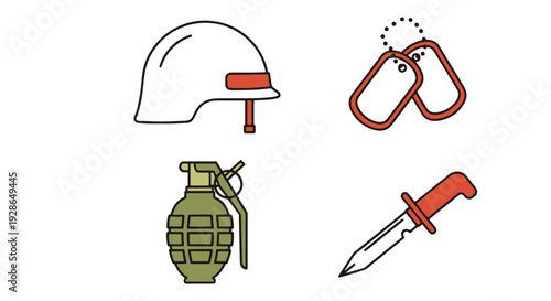 Battlefield Relic modern abstract style illustration