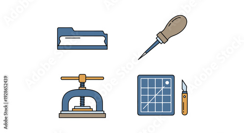 Book Binding Tool abstract smooth color
