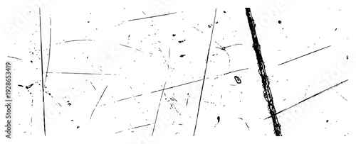 Abstract grunge background texture with fine scratches and ink splatter details