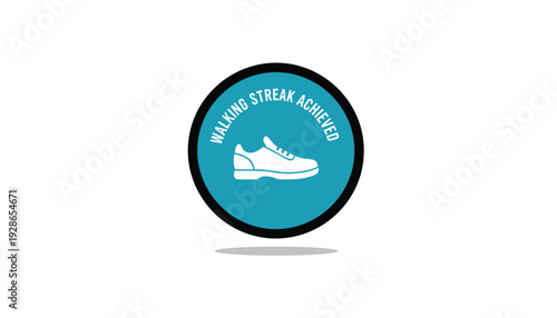 Achieve daily walking streaks with fitness motivation icons