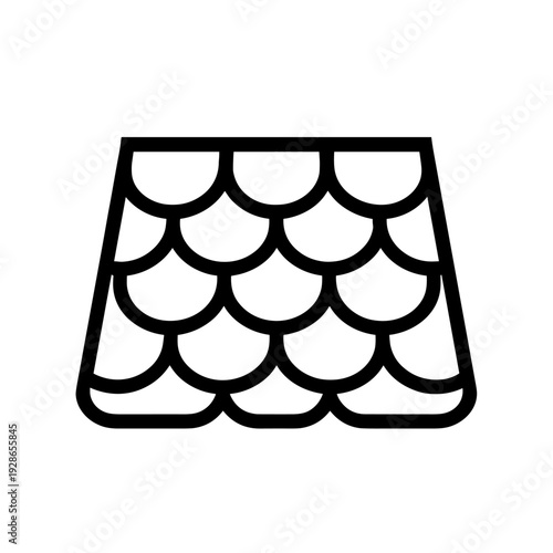 Roof Shingles Pattern for Roofing and Construction Design