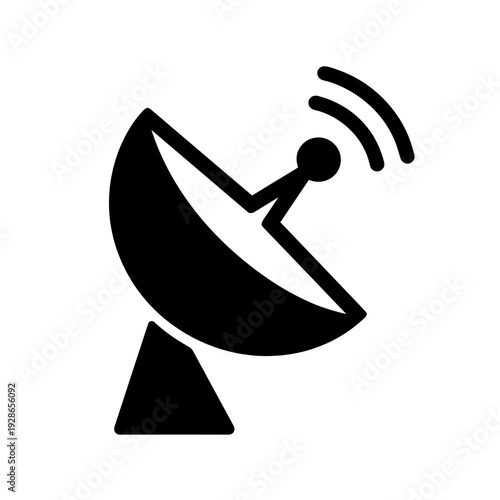 Ground Satellite Dish for Communication and Broadcasting Systems