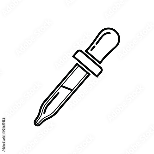 Dropper tool for precise liquid measurement and transfer.