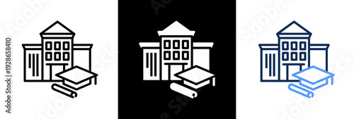 Education triple icon