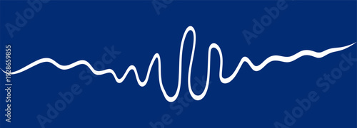 Thin squiggle underline stroke with gentle ups and downs. Minimal continuous line works as highlight for titles, links and handwritten style notes in digital or print layouts.