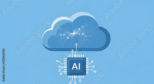 AI chip connected to cloud