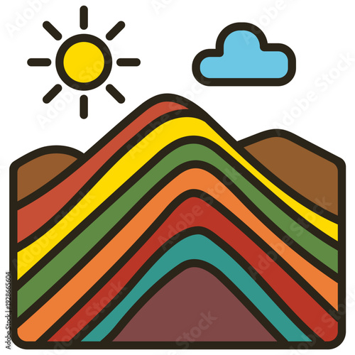 Montaña 7 colores, cusco , peru