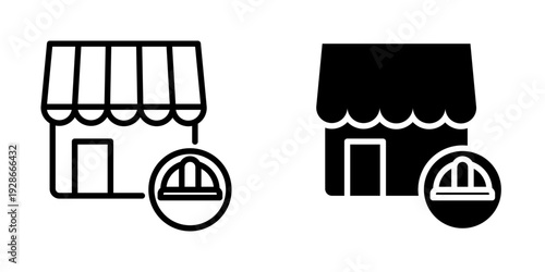 Labor market icon, element icon for design branding, print, and digital media