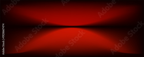 Red room in the 3d. Background modern illustration eps 10
