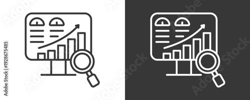 Operational Analytics Icon Set Vector Collection Isolated In Black And White
