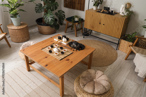 Chinese tea ceremony set on...