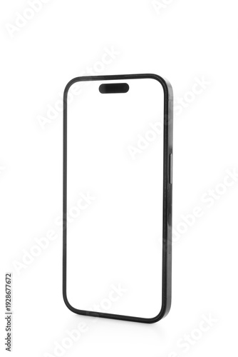 Modern mobile phone isolate...
