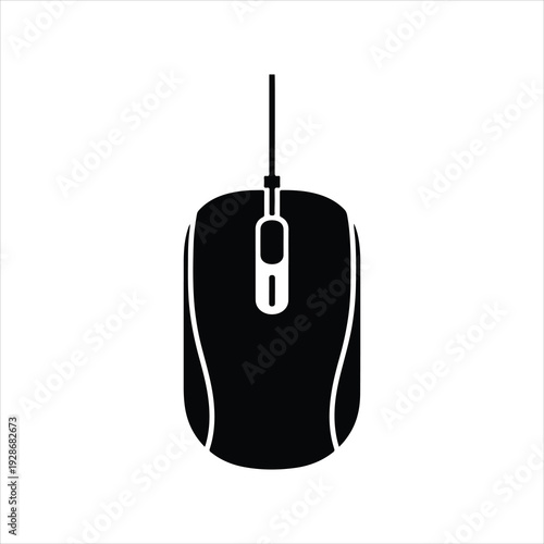 Computer mouse on white background, button, device, business, computer mouse.