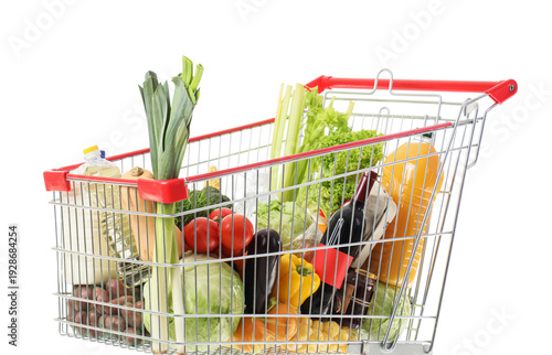 Shopping cart with differen...
