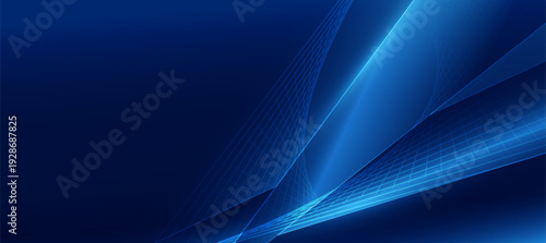 Modern abstract technology background. tech banner for corporate business concept. hi-tech abstract background vector illustration and business or presentation