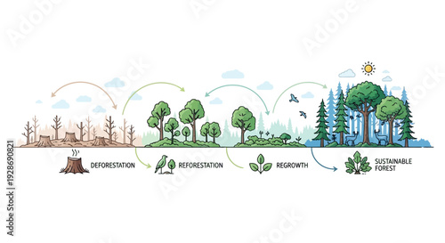 Forest Ecosystem Cycle