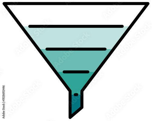 マーケティングファネル構造図