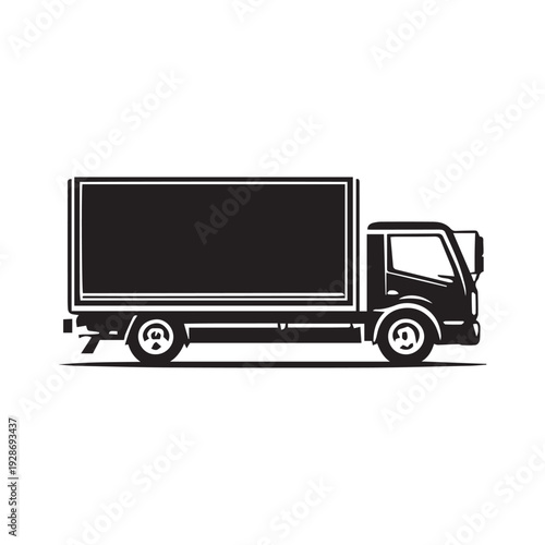 truck on a white background