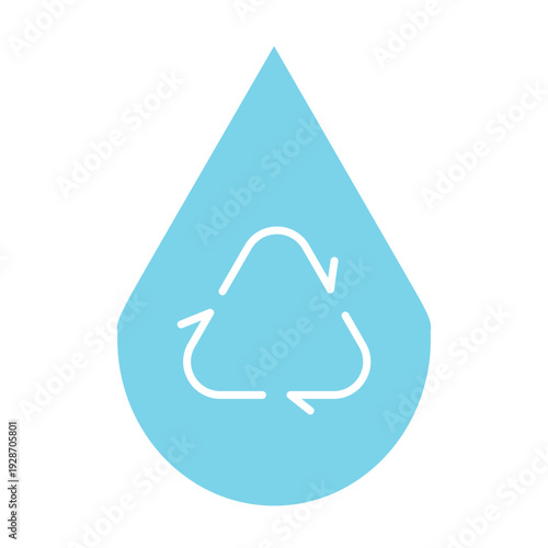 Sustainable Water Management Illustration Pack, Water Treatment and Filtration Icon Set